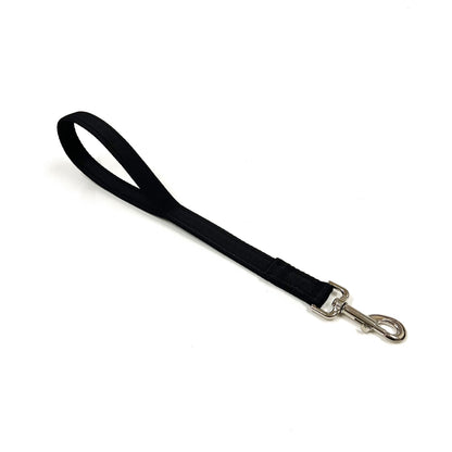 18" Short Close Control Dog Training Lead Leash 25mm Cushion Webbing In 19 Colours