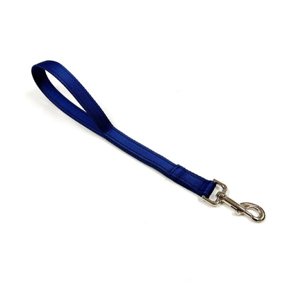 18" Short Close Control Dog Training Lead Leash 25mm Cushion Webbing In 19 Colours