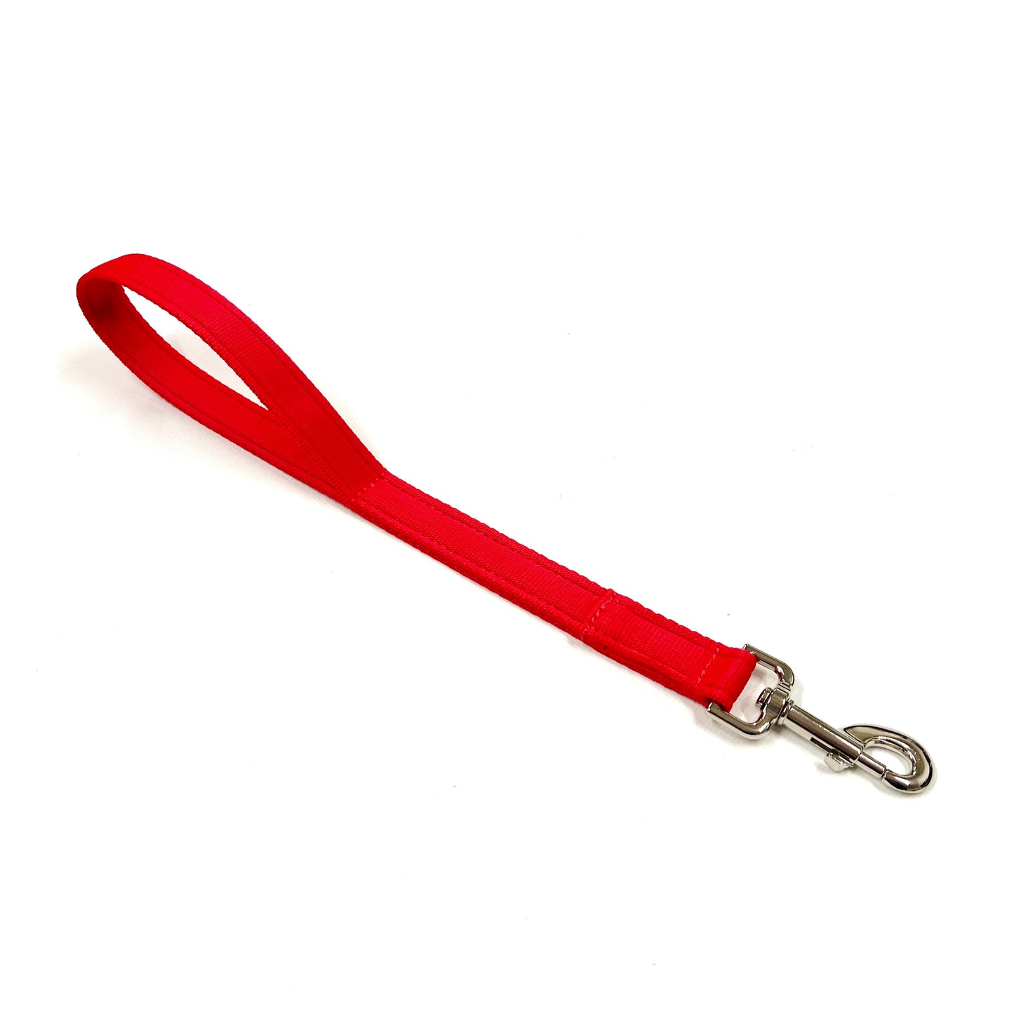 18" Short Close Control Dog Training Lead Leash 25mm Cushion Webbing In 19 Colours