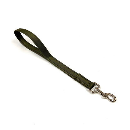 18" Short Close Control Dog Training Lead Leash 25mm Cushion Webbing In 19 Colours