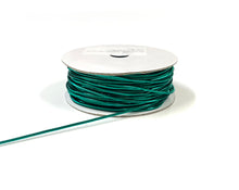 Load image into Gallery viewer, 1.2mm Round Elastic Lurex Metallic Cord Berisfords Red Green Gold Silver