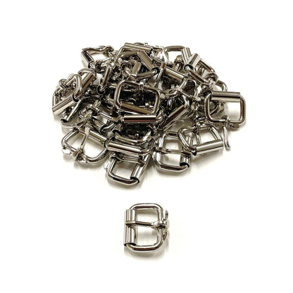 Single Roller Buckle Heavy Duty 25mm 38mm Handbag Belt Buckles Nickel Plated