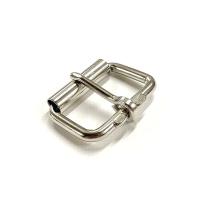 Single Roller Buckle Heavy Duty 25mm 38mm Handbag Belt Buckles Nickel Plated