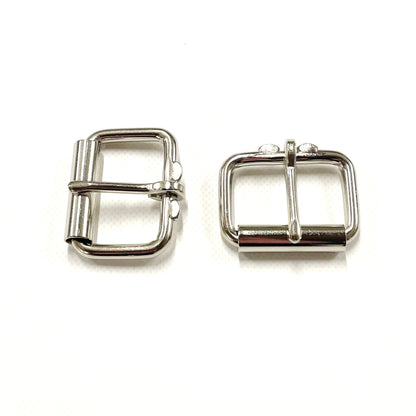Single Roller Buckle Heavy Duty 25mm 38mm Handbag Belt Buckles Nickel Plated