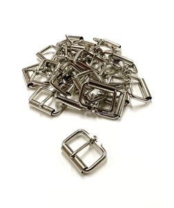 Single Roller Buckle Heavy Duty 25mm 38mm Handbag Belt Buckles Nickel Plated