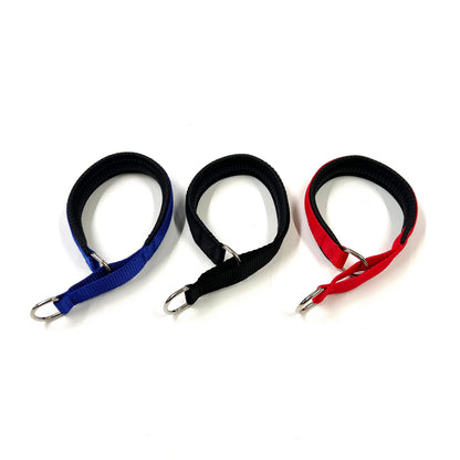Dog Slip Collar Padded 25mm Wide Small Medium Large 20 Colours