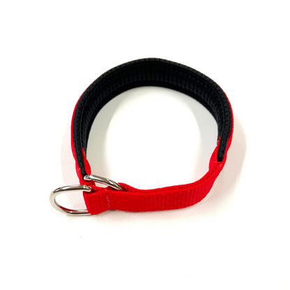Dog Slip Collar Padded 25mm Wide Small Medium Large 20 Colours
