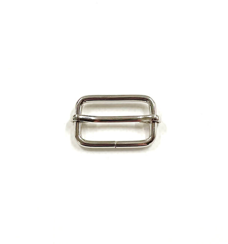 25mm 3 Bar Slide Adjuster Non-Fixed Sliding Bar Nickel Plated Bag Straps Collars