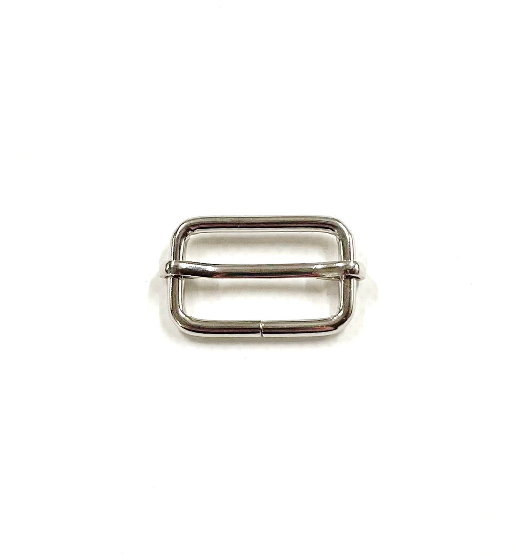 25mm 3 Bar Slide Adjuster Non-Fixed Sliding Bar Nickel Plated Bag Straps Collars