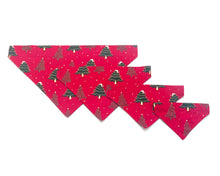 Load image into Gallery viewer, Christmas Dog Bandanas 5 Festive Designs In 4 Sizes 100% Cotton