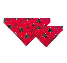 Load image into Gallery viewer, Christmas Dog Bandanas 5 Festive Designs In 4 Sizes 100% Cotton