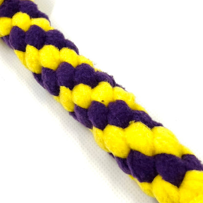 Dog Tug Toy Ball & Ring Handmade Strong Fleece Tug Toys For Small Medium Large Dogs