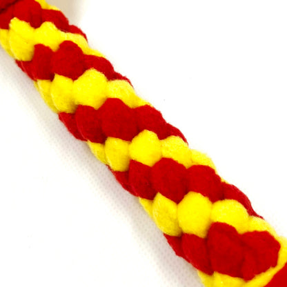 Dog Tug Toy Ball & Ring Handmade Strong Fleece Tug Toys For Small Medium Large Dogs
