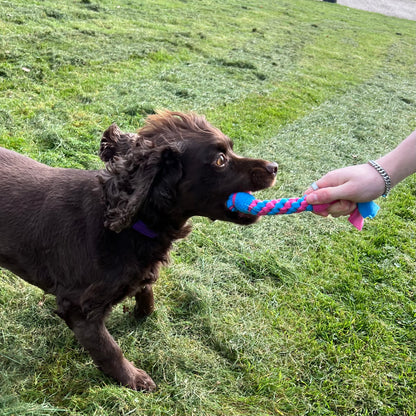 Dog Tug Toys Handmade Strong Fleece Tug Toys For Small Medium Large Dogs