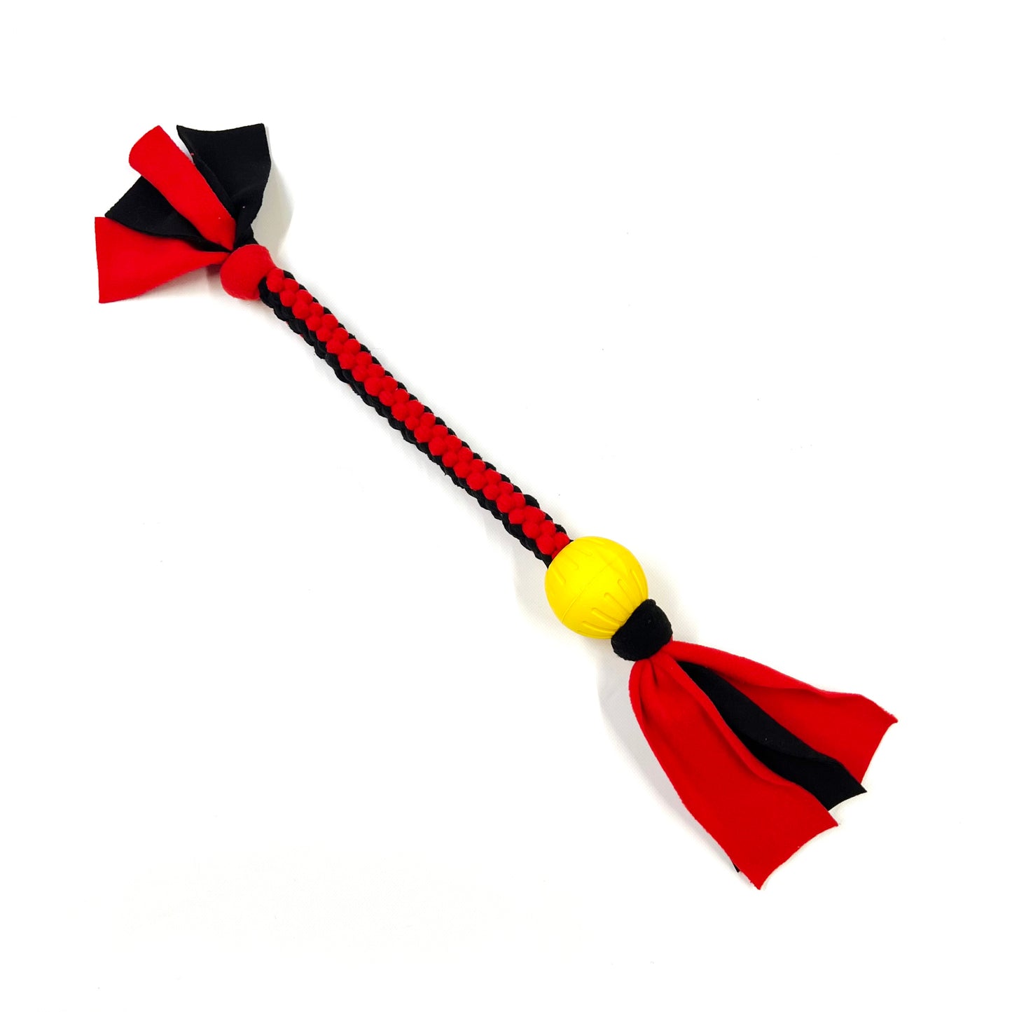 Dog Tug Toy With Ball Handmade Strong Fleece Tug Toys For Small Medium Large Dogs