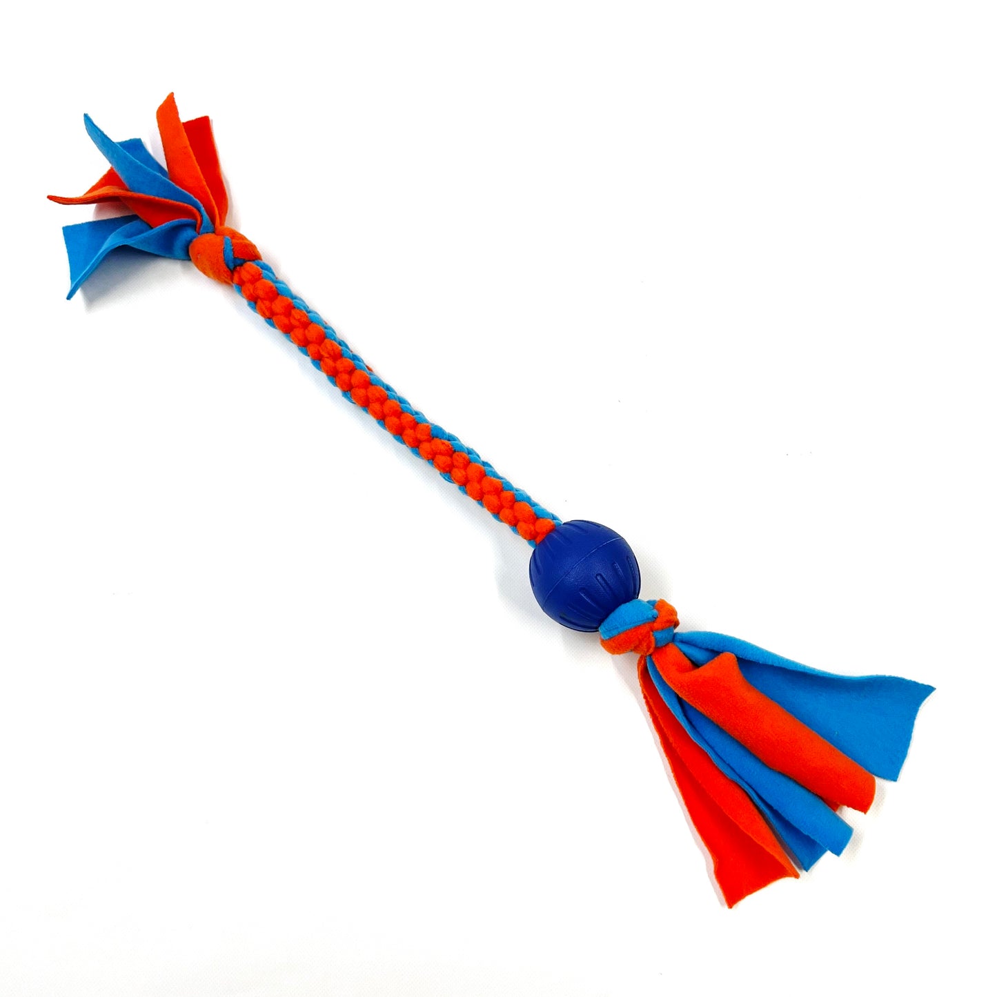 Dog Tug Toy With Ball Handmade Strong Fleece Tug Toys For Small Medium Large Dogs