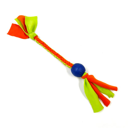 Dog Tug Toy With Ball Handmade Strong Fleece Tug Toys For Small Medium Large Dogs