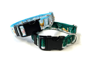 Christmas Dog Collars Adjustable 25mm Wide In Various Designs Small Medium Large