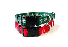 Load image into Gallery viewer, Christmas Dog Collars Adjustable 20mm Wide In Various Designs Small Medium Large