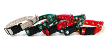 Load image into Gallery viewer, Christmas Dog Collars Adjustable 20mm Wide In Various Designs Small Medium Large