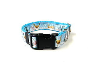 Christmas Dog Collars Adjustable 25mm Wide In Various Designs Small Medium Large