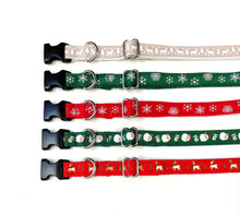 Load image into Gallery viewer, Christmas Dog Collars Adjustable 20mm Wide In Various Designs Small Medium Large