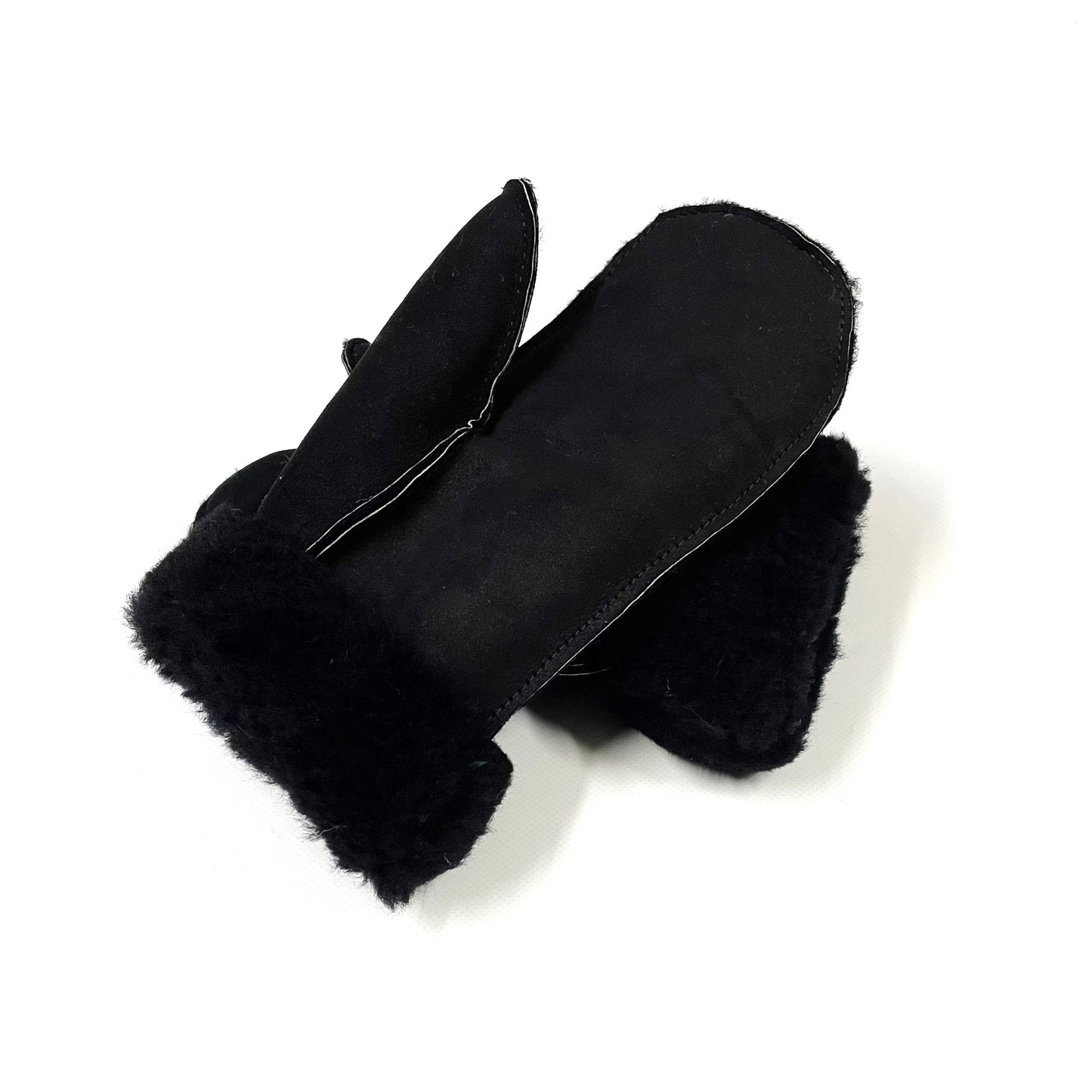 100% Genuine Sheepskin Mittens Mens Ladies Gloves Various Colours Made In The UK
