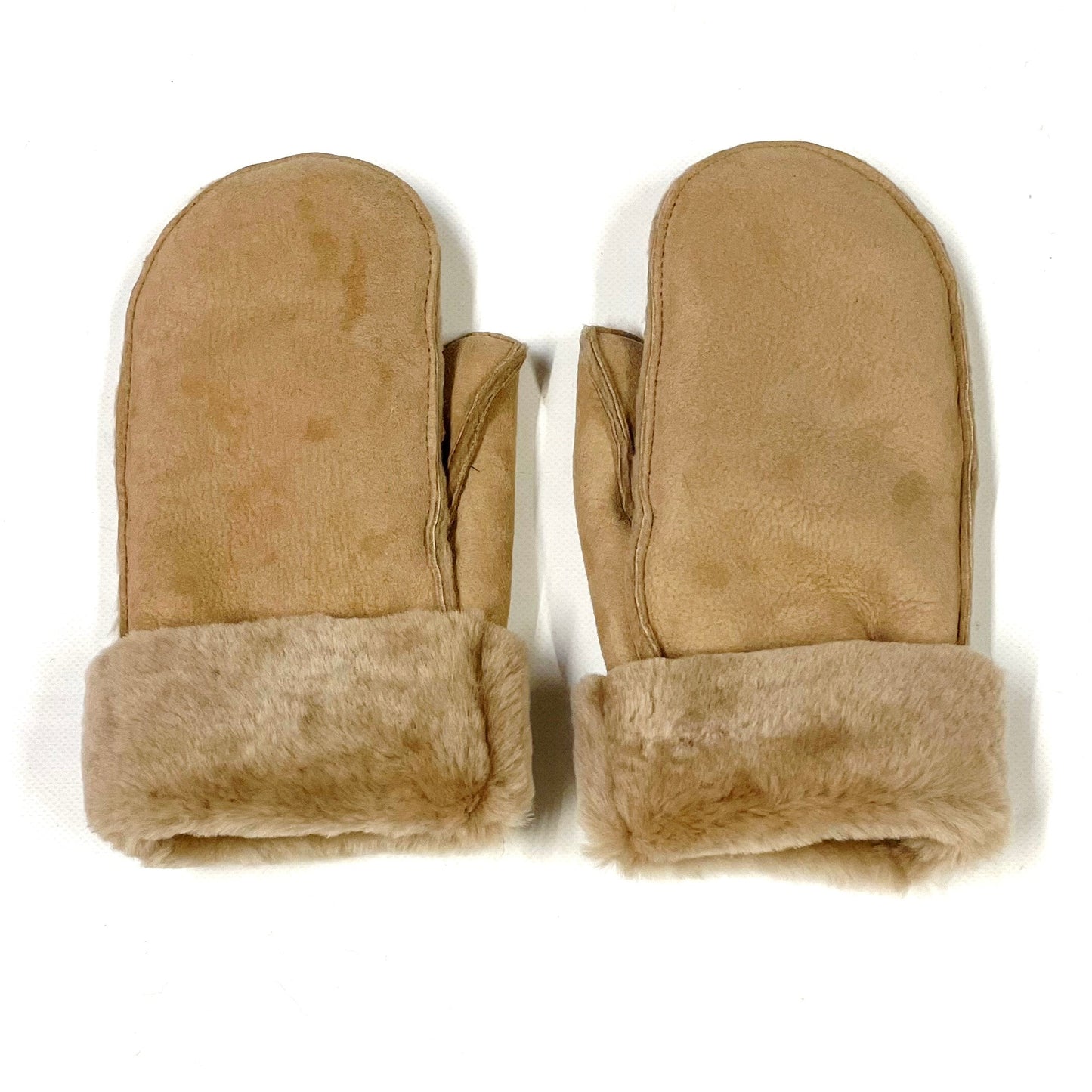100% Genuine Sheepskin Mittens Mens Ladies Gloves Various Colours Made In The UK