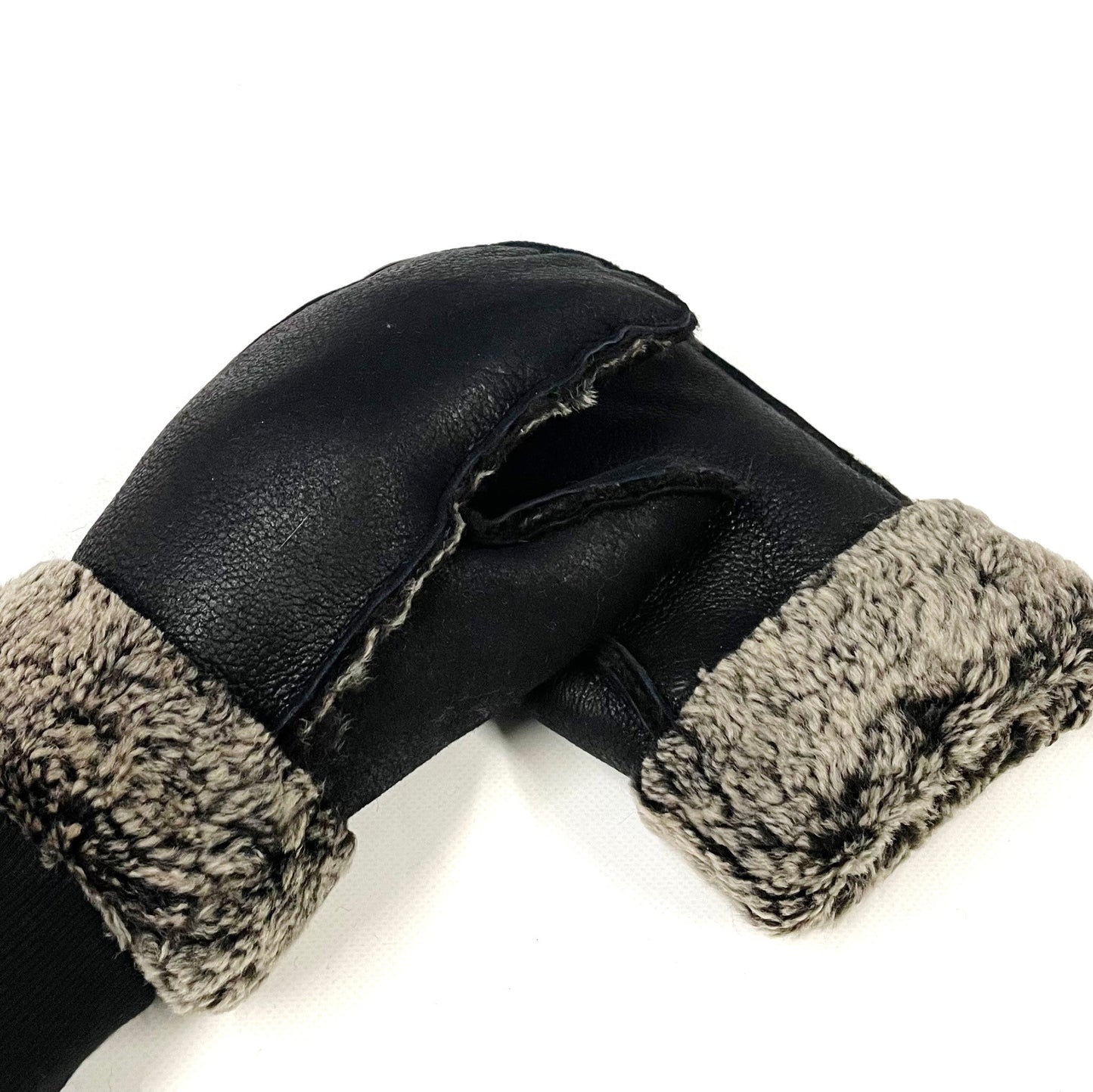 100% Genuine Sheepskin Mittens Mens Ladies Gloves Various Colours Made In The UK