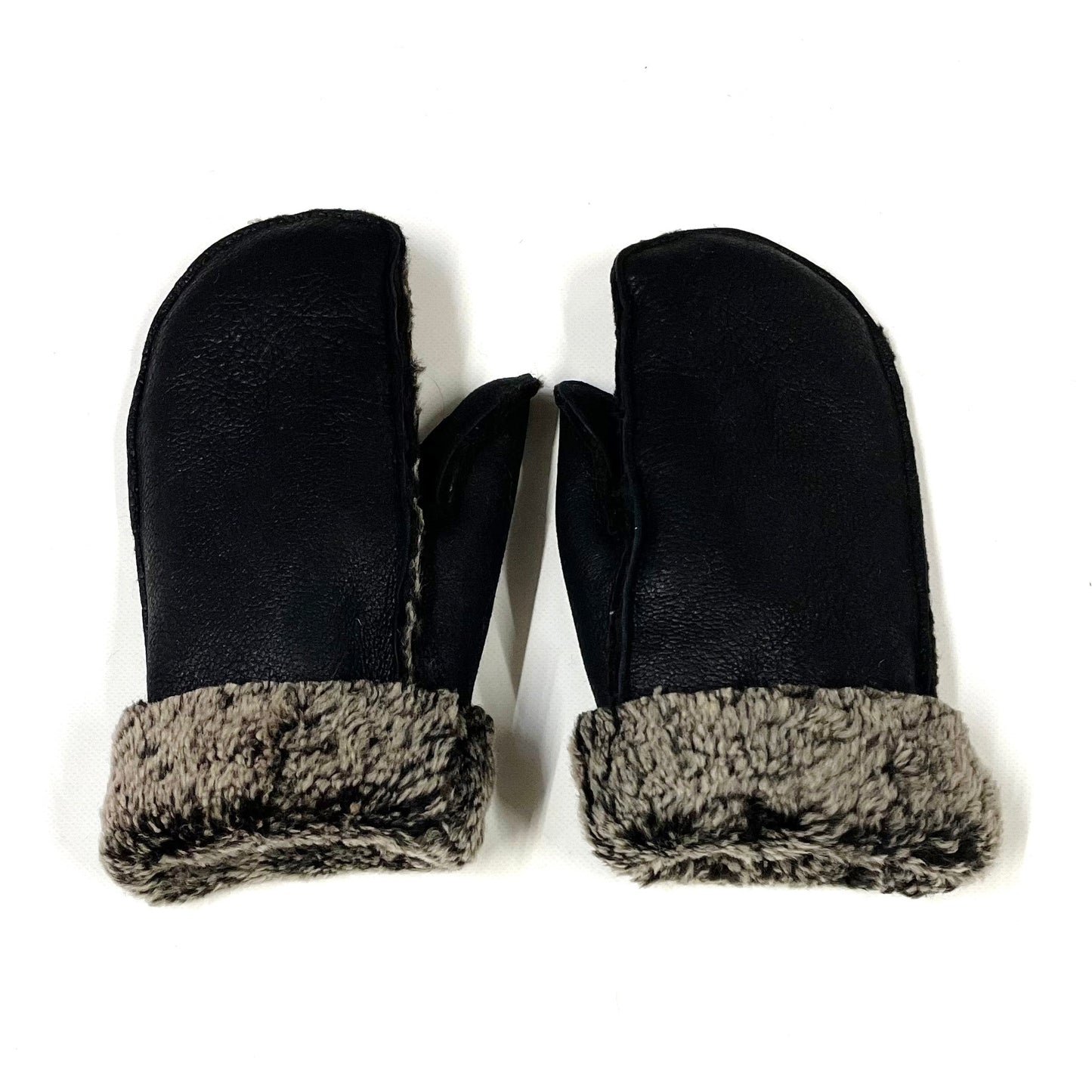 100% Genuine Sheepskin Mittens Mens Ladies Gloves Various Colours Made In The UK
