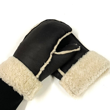 100% Genuine Sheepskin Mittens Mens Ladies Gloves Various Colours Made In The UK