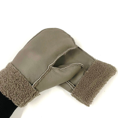 100% Genuine Sheepskin Mittens Mens Ladies Gloves Various Colours Made In The UK
