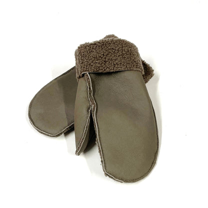 100% Genuine Sheepskin Mittens Mens Ladies Gloves Various Colours Made In The UK