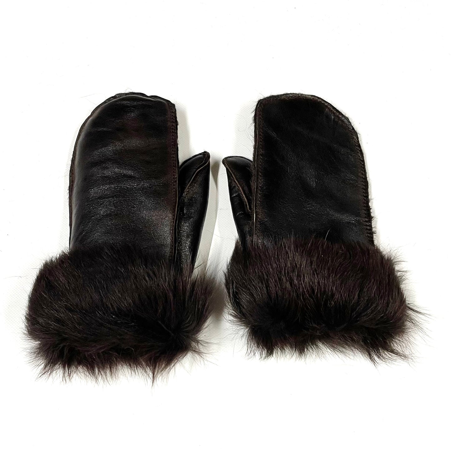 100% Genuine Sheepskin Mittens Mens Ladies Gloves Various Colours Made In The UK