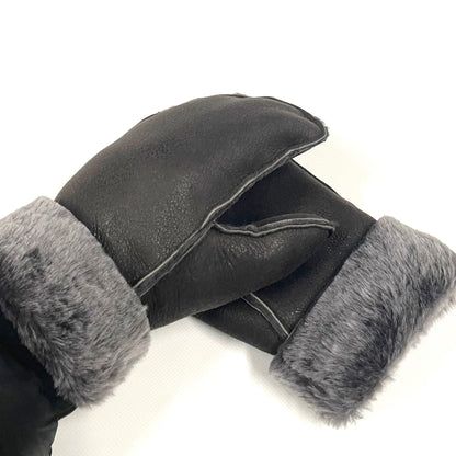 100% Genuine Sheepskin Mittens Mens Ladies Gloves Various Colours Made In The UK
