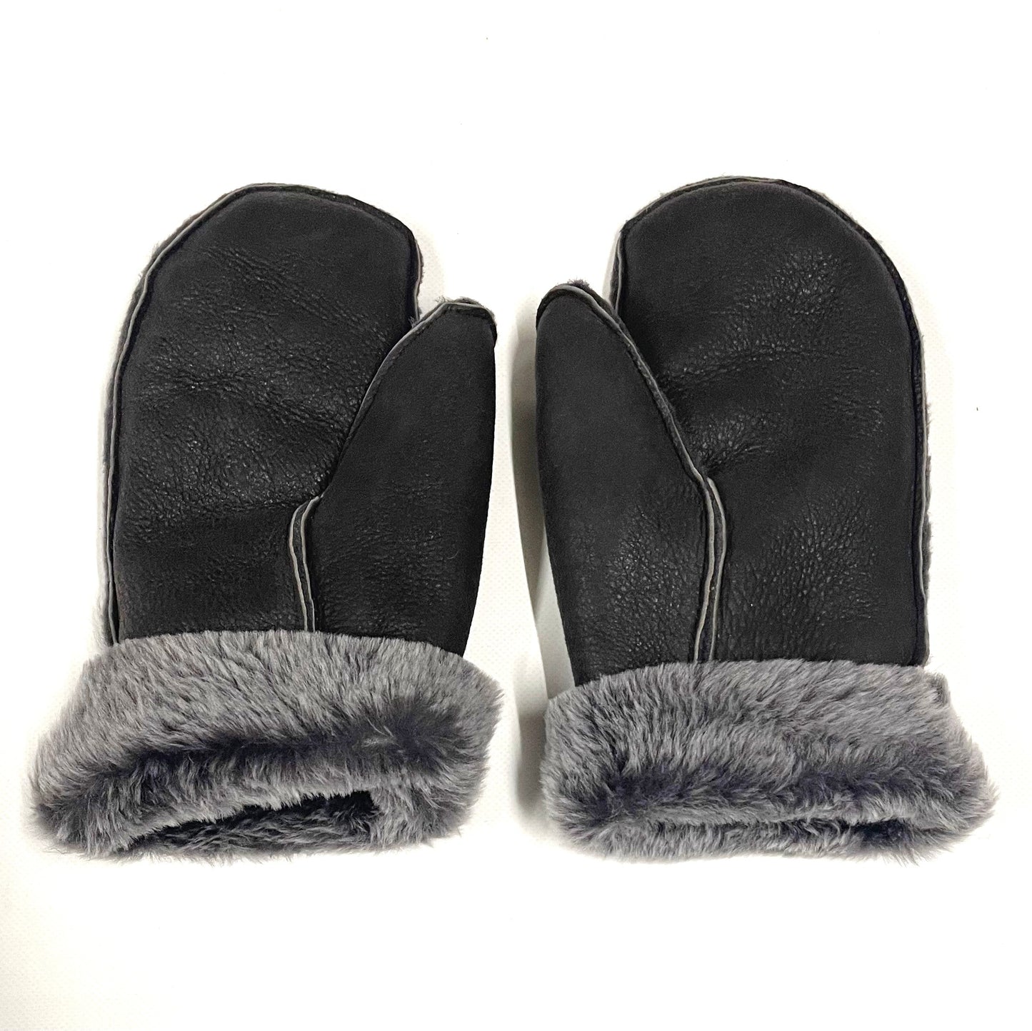 100% Genuine Sheepskin Mittens Mens Ladies Gloves Various Colours Made In The UK
