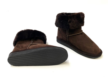 100% Genuine Sheepskin Boots Outside/Inside Shoes