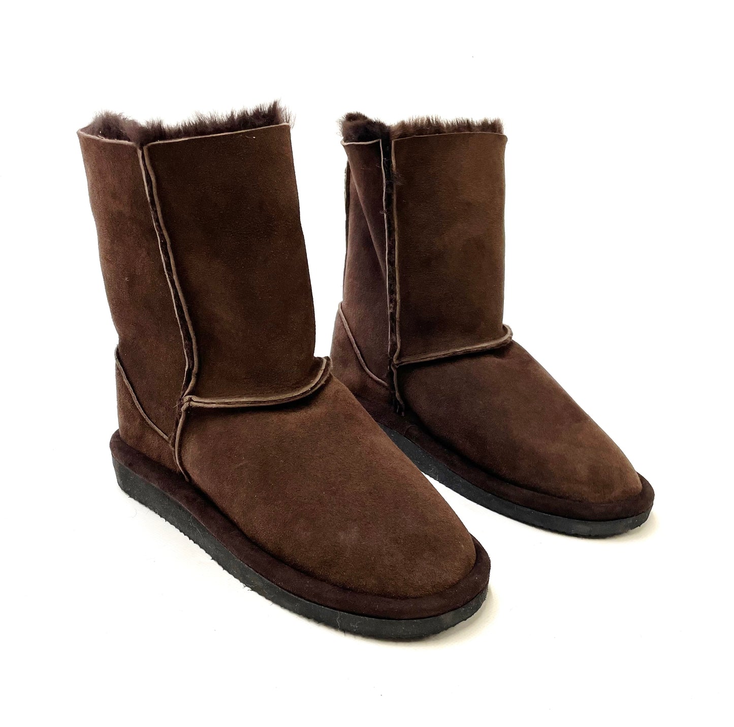 100% Genuine Sheepskin Boots Outside/Inside Shoes