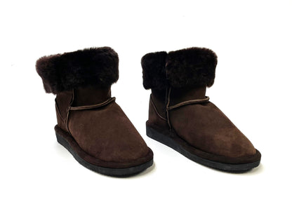 100% Genuine Sheepskin Boots Outside/Inside Shoes