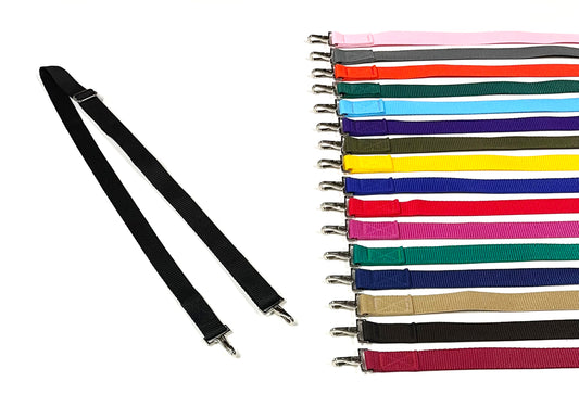 Shoulder Strap Bag Adjustable 150cm Long Universal Strap Bag Replacement Metal Clip 20 Colours 25mm Wide