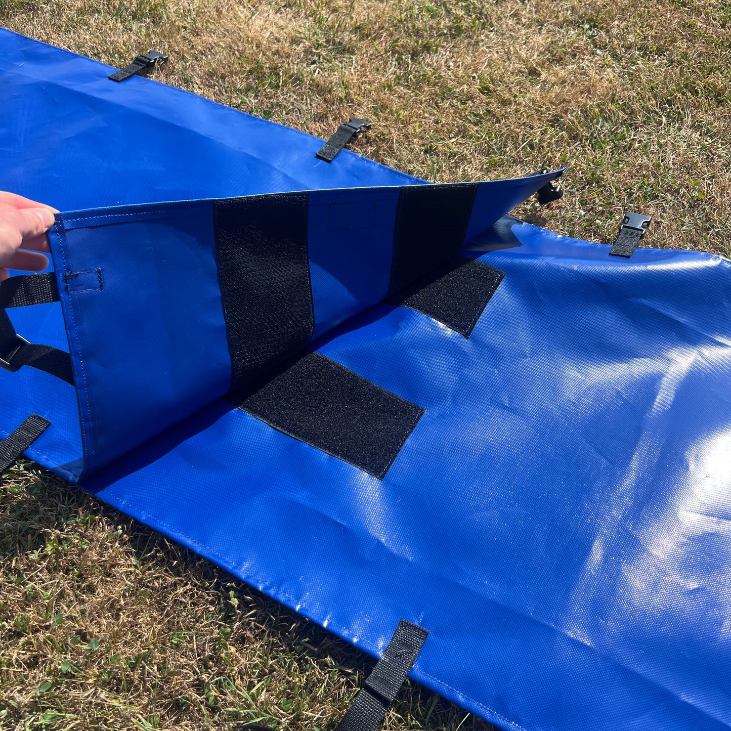 Dog Agility Seesaw Cover UV PVC Fabric In 11 Colours With Black Buckle Straps