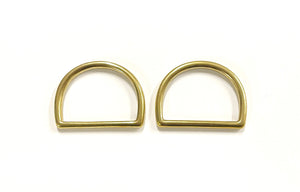 Solid Brass D-Rings 50mm Dog Leads Collars Horse Leather Crafts