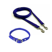 Load image into Gallery viewer, Dog Collar And Police Style Dog Lead Set 20mm Air Webbing Small Collar In Various Lengths And Matching Colours