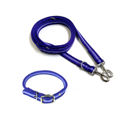 Dog Collar And Police Style Dog Lead Set 20mm Air Webbing Small Collar In Various Lengths And Matching Colours