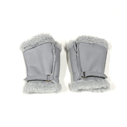 100% Genuine Sheepskin Fingerless Gloves Mittens In Various Sizes And Colours Made In The UK