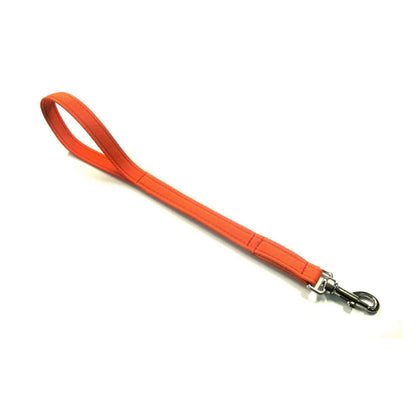 20" Short Close Control Dog Training Lead Leash 25mm Cushion Webbing In 19 Colours