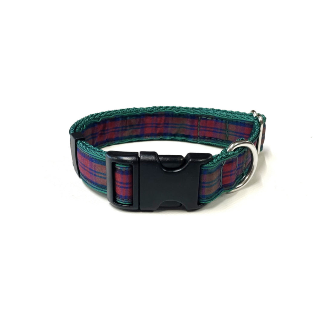 Tartan Dog Lead And Collar Set 25mm Wide Small Medium Large