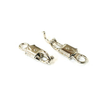 Load image into Gallery viewer, 25mm Panic Hooks Nickel Plated Quick Release Clips For Dogs Horse&#39;s Rope Leads Straps
