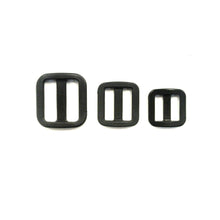 Load image into Gallery viewer, 16mm 20mm 25mm Wide Nylon Triglide 3 bar Slides For Bags Handles Leads Straps