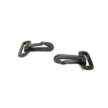 Load image into Gallery viewer, 25mm Black Plastic Dog Clips Snap Clips For 25mm Webbing Straps Leads Bags x10 x25 x50 x100